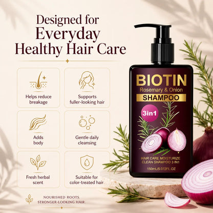 IFOLIQUE Onion, Rosemary & Biotin Shampoo