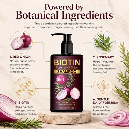 IFOLIQUE Onion, Rosemary & Biotin Shampoo