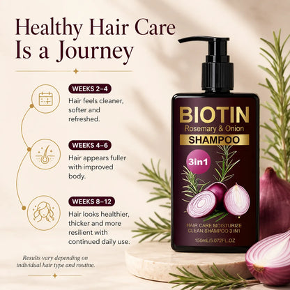IFOLIQUE Onion, Rosemary & Biotin Shampoo